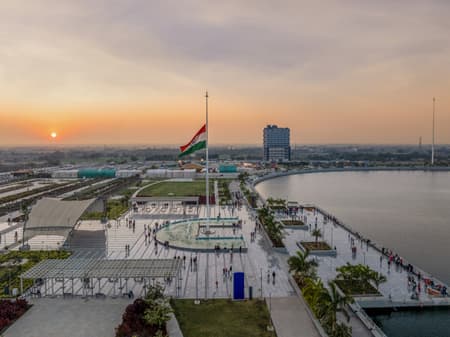 Atal Sarovar at Rajkot Smart City